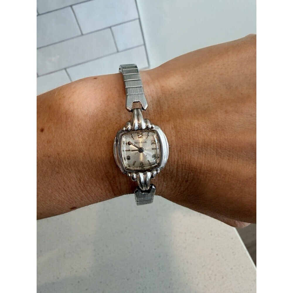 Bulova Analog Manual Women Rare 10k Gold Filled Hand-Wrapped Cocktail